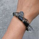 bransoleta z czarnymi turmalinami