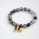 Bracelet by SIS: charmsa panda w agacie