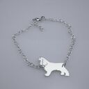 COCKER SPANIEL srebro próby 925 bransoletka ( nr. 9)