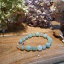 Bransoletka handmade jadeit awenturyn