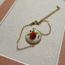 Ręcznie haftowana bransoletka DLA LUKRECJI