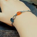 Karneol - bransoletka 02