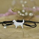 Toller / Retriever z Nowej Szkocji - bransoletka z psem, srebro 925