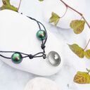 Regulowana bransoletka ze srebra i pereł Swarovski - unikat Chodelska Art Studio