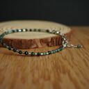 Bransoletka stal chirurgiczna - agat mszysty, hematyt