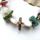 Kolorowa bransoletka uniwersalna Boho Etno Folk z koralików - handmade 