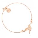 Bransoletka z różowego złota z konikiem morskim