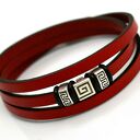 Bransoletka magnetoos triple trio grecos red
