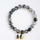 Bracelet by SIS: charmsa panda w agacie