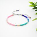 Bransoletka koralikowa Minimal Colorful - delikatna biżuteria damska TOHO