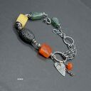 Bursztyn w towarzystwie - bransoletka 06