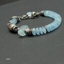 Akwamaryn XXL - bransoletka 03