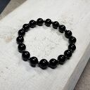 Męska bransoletka mocy czarny onyks, hematyt b13