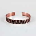 Rybia łuska - miedziana bransoletka 1 cm (2100 07) III