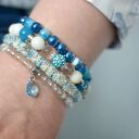 Zestaw bransoletek Blue Angel - handmade 4 sztuki