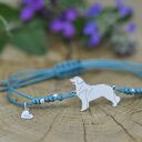 Hovawart - bransoletka z psem, srebro 925