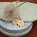 Bransoletka z Żywiołem Powietrza z pozłacanego srebra 925 - handmade