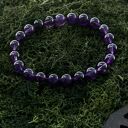 Bransoletka z ametystu 8 mm