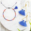 Bransoletka Minimal - Hello Sailor, japońskie szklane koraliki TOHO