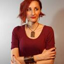 Płótno - miedziana bransoleta (2205 -13) III