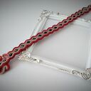 Bransoletka sutasz ze szklanymi koralikami