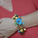 Kolorowa bransoletka na lato boho - energetyczna Frida