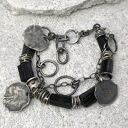 bransoleta z czarnymi turmalinami