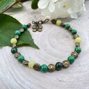 Bransoletka z turkusem afrykańskim w stylu vintage w204