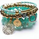 MINT AND GOLD SET