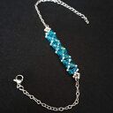 Delikatna bransoletka Preciosa Blue Zircon AB - prezent dla mamy