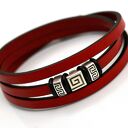 Bransoletka magnetoos triple trio grecos red