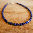 Bransoletka z lapis lazuli, sodalitu i srebra