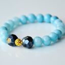 Bracelet by SIS: marmur błękitny