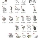 Bransoletka White&Silver CHARMS do wyboru