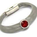 Bransoletka magnetoos metaloo cristal siam