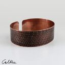 Siatka - miedziana bransoletka (1904 -06) ooak