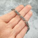 Bransoletka chainmaille ze stali szlachetnej Omnis Lapis (18+2 cm)