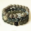Set graphite, grey, jades&zircons