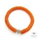 Summer spices - zestaw 5 bransoletek winylowych z metalem