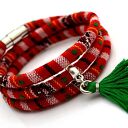 Bransoletka magnetoos boho masayum z chwostem