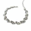 Delikatna bransoletka "Black Diamond" z kryształów Preciosa