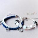 Ocean Cruise - bransoletki handmade z opalem, jadeitem i kotwicą