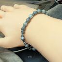 Krzemień pasiasty - bransoletka 07