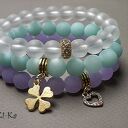 MINT, VIOLET AND GREY SET