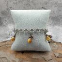 Bransoletka chainmaille - tygrysie oko, hematyt