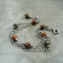 bransoletka malowana jesienią