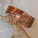 Bransoletka - bangla z kutej oksydowanej miedzi /70/