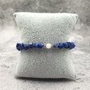 Bransoletka w błękicie królewskim - lapis-lazuli, jadeit