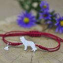 Polski Spaniel myśliwski - bransoletka z psem, srebro 925