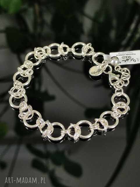 Bransoletka z okrągłych ogniw